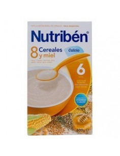 Nutriben 8 Cer Miel C/Calcio 600 Gr