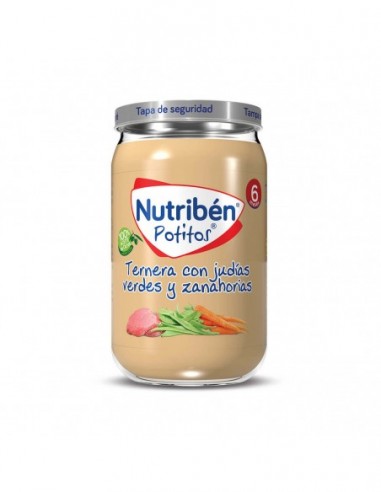 Nutribén Potitos +6Meses.Ternera Con...