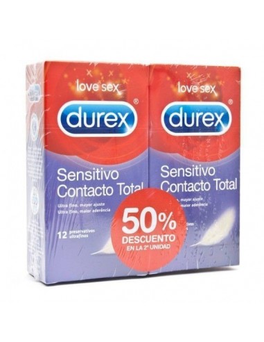 Profilacticos Durex Contact Total 12