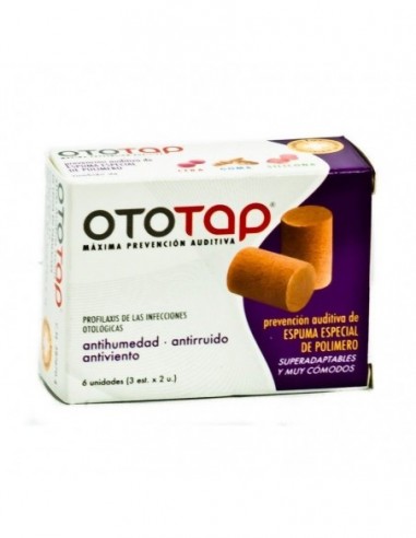 Tapones Oidos Ototap Espuma 6 U