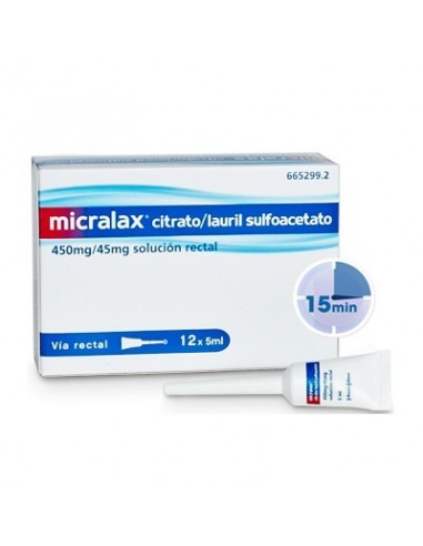 Micralax Emulsion Rectal 12...