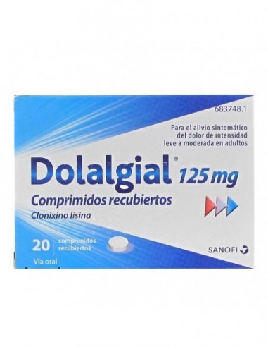 Dolalgial 125 Mg 20 Comprimidos...