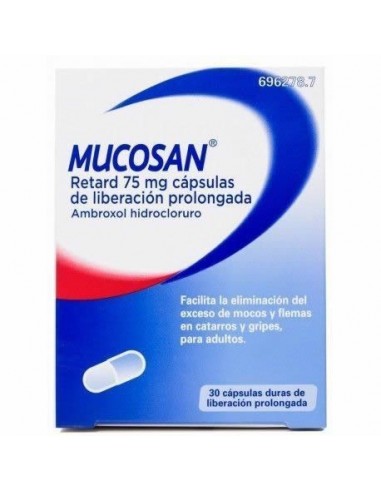 Mucosan Retard 75 Mg 30 Capsulas...
