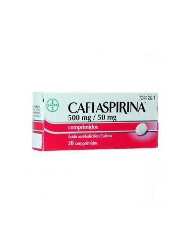 Cafiaspirina 500/50 Mg 20 Comprimidos